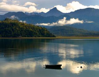 Boat in China Poot Bay