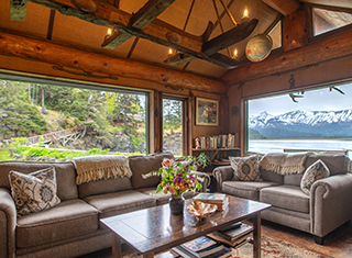 Kachemak Bay Wilderness Lodge Sitting Area