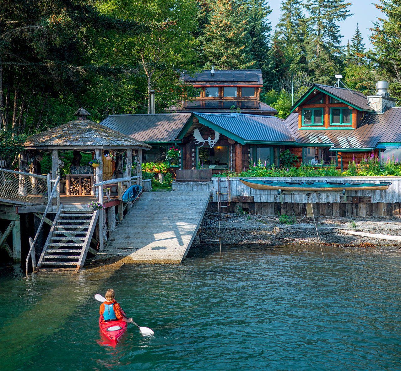 Kachemak Bay Wilderness Lodge -  Kayaking in Kachemak Bay - China Poot