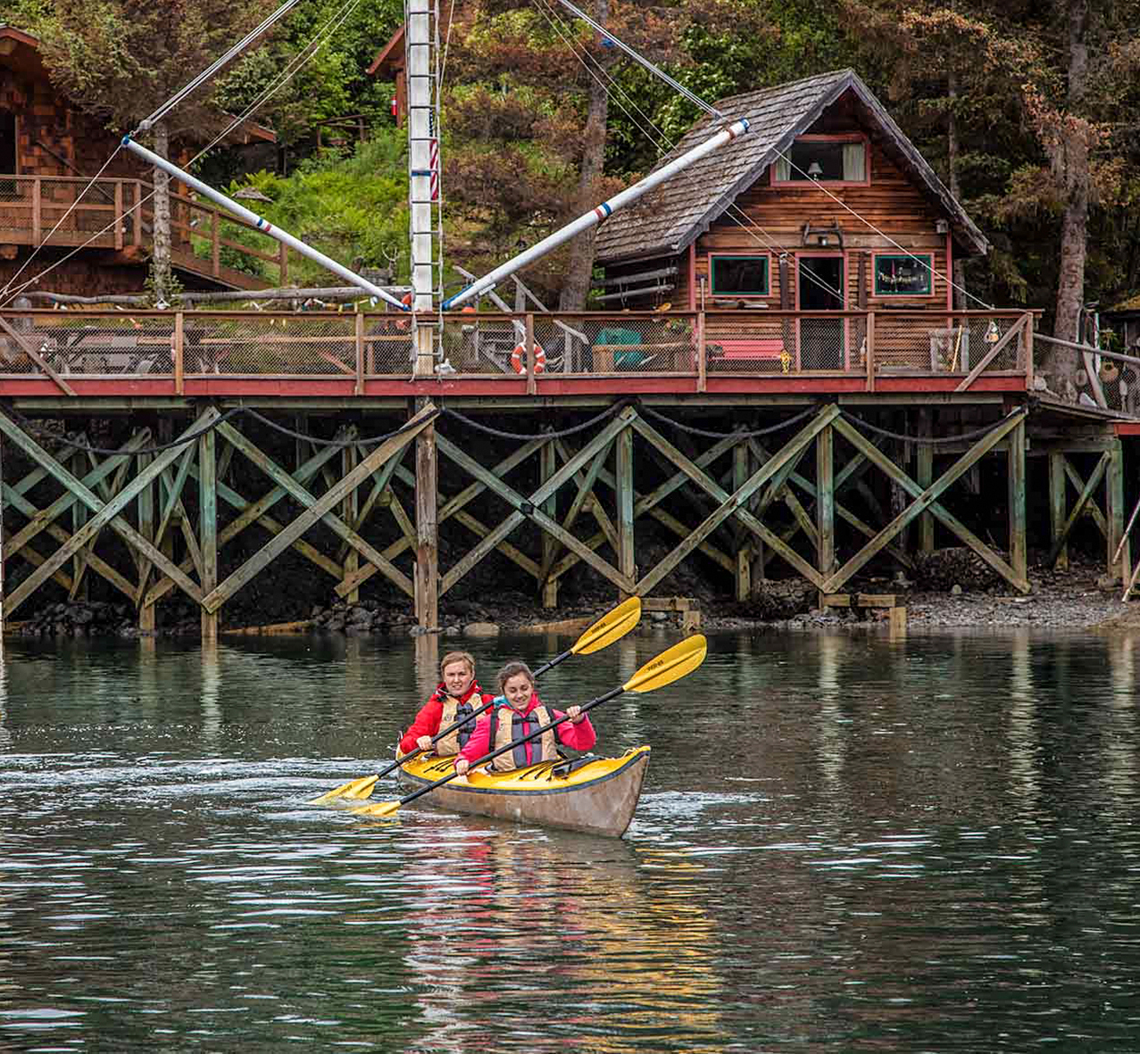 Kachemak Bay Wilderness Lodge -  Kayaking in Kachemak Bay